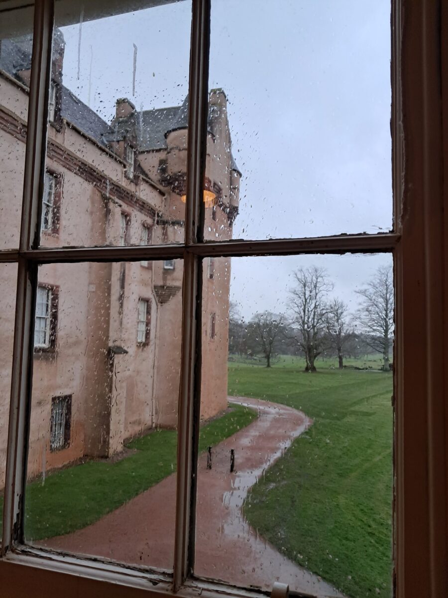 Bowling Cushion Conservation at Fyvie Castle
