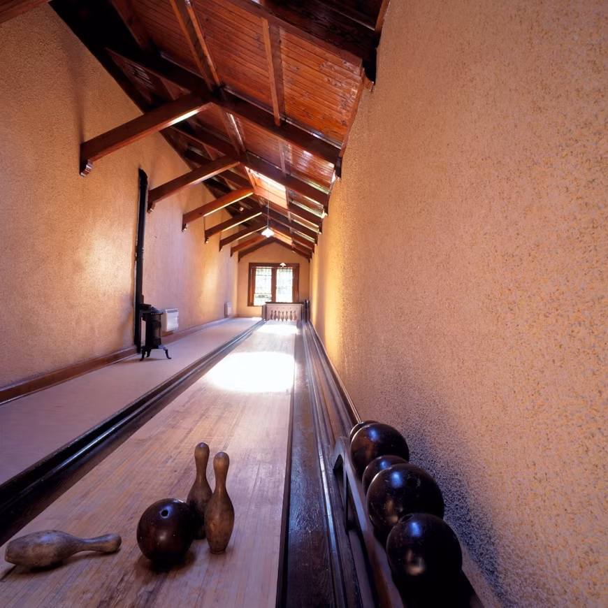 Skittles bowling alley from Fyvie Castle National Trust for Scotland